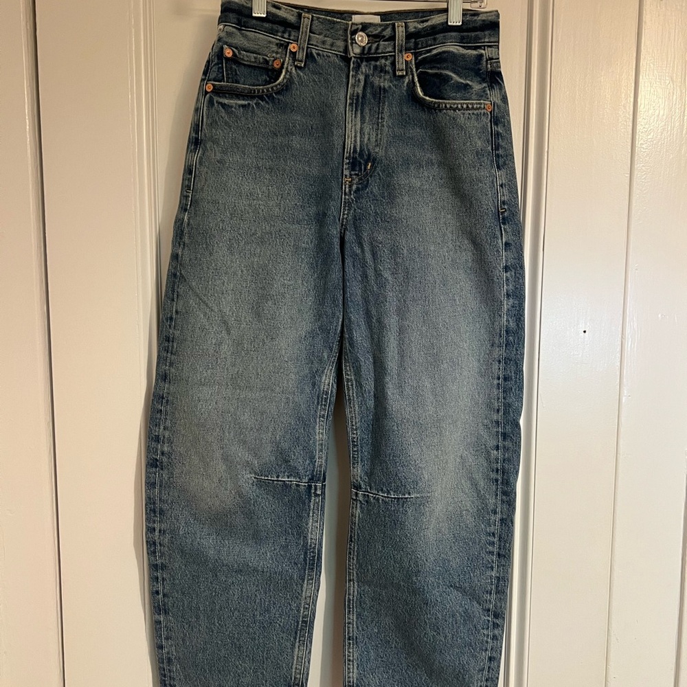 NWOT Citizens of Humanity Miro Relaxed Wide Leg Jeans in Pacifica, size 23